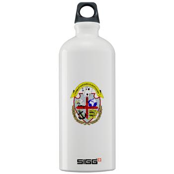 22CLB - M01 - 03 - 22nd Combat Logistics Battalion with Text - Sigg Water Bottle 1.0L - Click Image to Close